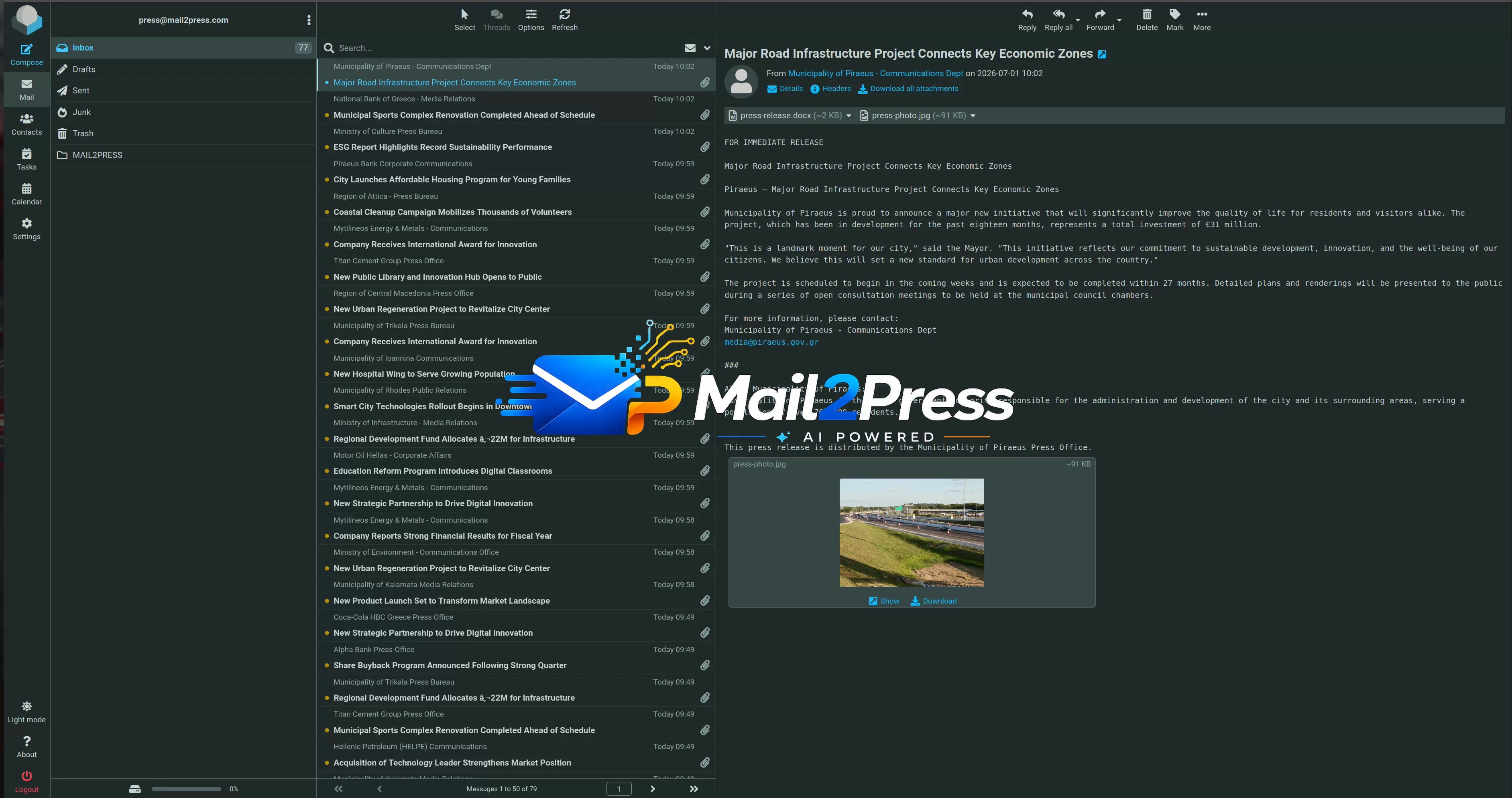 Mail2Press demo video